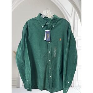 Polo Ralph Lauren‎ Corduroy Shirt – Forest Green – Men's Large